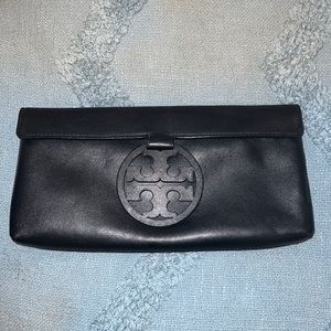 Tory Burch Leather Clutch GUC